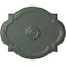 Ekena Millwork Waltz Ceiling Medallion (Fits Canopies up to 4 1/2"), 21 1/4"W x 17 3/8"H x 1"P, Cloud Burst Crackle CM21WACBC - alternate 1